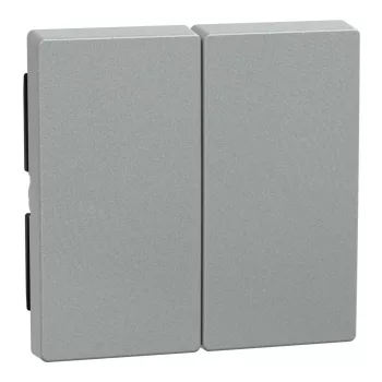 Schneider Electric Merten 435560 Dupla billentyű, redőnyvezérléshez, System-M, alumínium