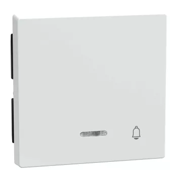   Schneider Electric Merten 435825 billentyű csengőjellel, jelzőfényes funkciókhoz aktívfehér - System-M (M-Plan / M-Pure / M-Smart)