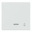 Schneider Electric Merten 435825 billentyű csengőjellel, jelzőfényes funkciókhoz aktívfehér - System-M (M-Plan / M-Pure / M-Smart)