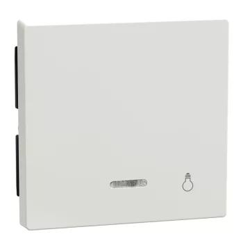 Schneider Electric Merten 435919 Billentyű, lámpajellel, fényjelzős funkciókhoz, System-M, polárfehér