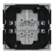 Schneider Electric Merten 437560 dupla billentyű átlátszó fényjelző ablakokkal alumínium - System-M (M-Plan / M-Pure / M-Smart)