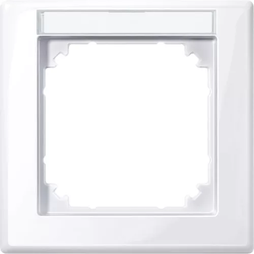 Schneider Electric Merten 470125 M-Smart feliratozható egyes keret, aktívfehér
