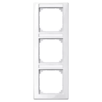   Schneider Electric Merten M-Smart 470319 feliratozható hármas keret polárfehér, függőleges elhelyezéssel - System-M