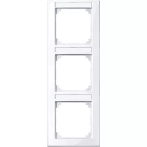 Schneider Electric Merten 470325 M-Smart feliratozható hármas keret, függőleges, aktívfehér