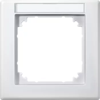 Schneider Electric Merten 474119 M-Smart feliratozható egyes keret, mattfehér