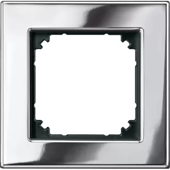 Schneider Electric Merten 475139 M-Plan egyes keret, króm (fém)