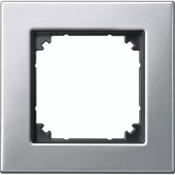   Schneider Electric Merten M-Plan 475160 egyes fém keret platina - System-M