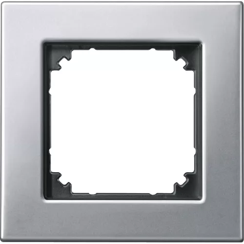 Schneider Electric Merten M-Plan 475160 egyes fém keret platina - System-M