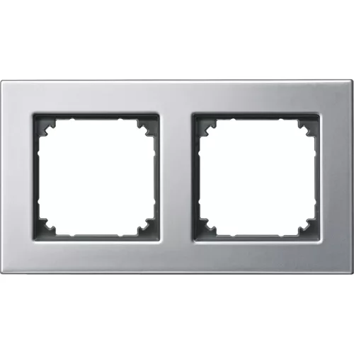 Schneider Electric Merten 475260 M-Plan kettes keret, platina (fém)