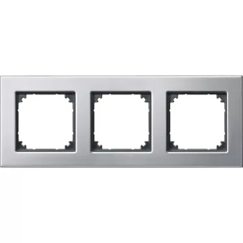   Schneider Electric Merten M-Plan 475360 hármas fém keret platina függőleges és vízszintes elhelyezéssel - System-M