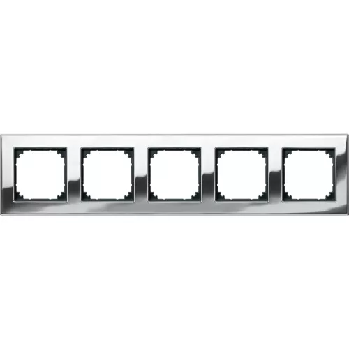 Schneider Electric Merten 475539 M-Plan ötös keret, króm (fém)