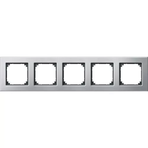 Schneider Electric Merten 475560 M-Plan ötös keret, platina (fém)