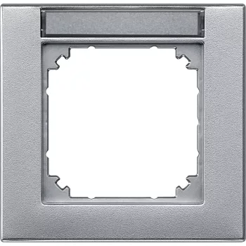   Schneider Electric Merten M-Plan 476160 feliratozható egyes keret alumínium - System-M