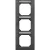 Schneider Electric Merten M-Plan 476314 feliratozható hármas keret antracit, függőleges elhelyezéssel - System-M