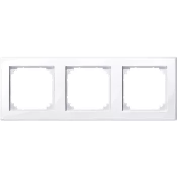   Schneider Electric Merten M-Smart 478325 hármas keret aktívfehér függőleges és vízszintes elhelyezéssel - System-M