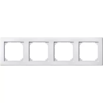 Schneider Electric Merten 484419 M-Smart négyes keret, mattfehér