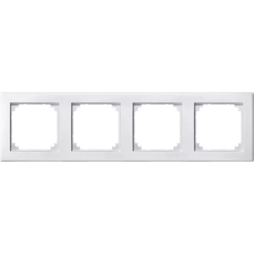 Schneider Electric Merten 484419 M-Smart négyes keret, mattfehér