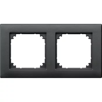   Schneider Electric Merten M-Plan 486214 kettes műanyag keret antracit függőleges és vízszintes elhelyezéssel - System-M