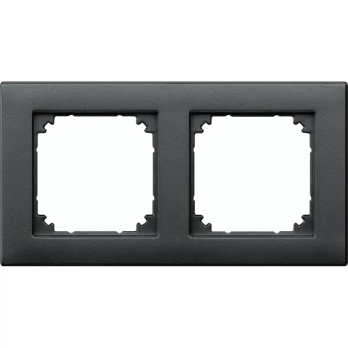 Schneider Electric Merten M-Plan 486214 kettes műanyag keret antracit függőleges és vízszintes elhelyezéssel - System-M