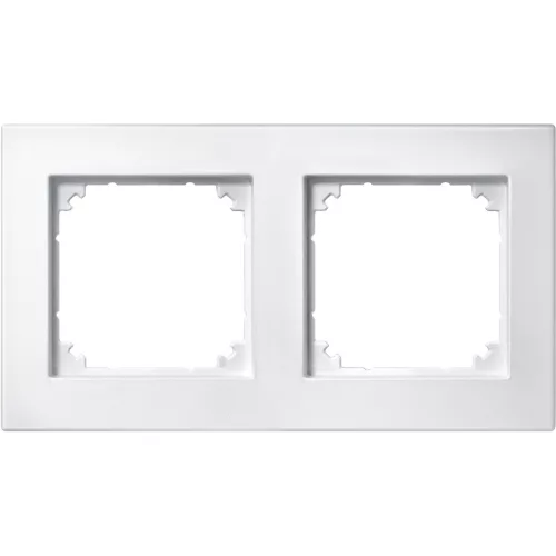 Schneider Electric Merten 486219 M-Plan kettes keret, mattfehér