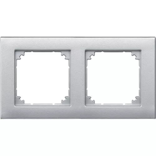 Schneider Electric Merten M-Plan 486260 kettes műanyag keret alumínium függőleges és vízszintes elhelyezéssel - System-M