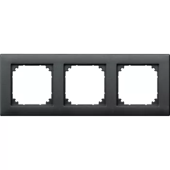   Schneider Electric Merten M-Plan 486314 hármas műanyag keret antracit függőleges és vízszintes elhelyezéssel - System-M