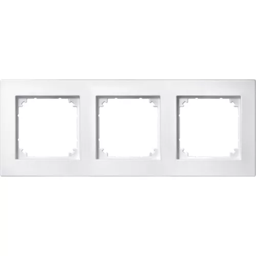 Schneider Electric Merten 486319 M-Plan hármas keret, mattfehér