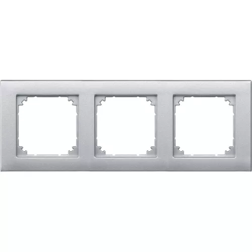 Schneider Electric Merten M-Plan 486360 hármas műanyag keret alumínium függőleges és vízszintes elhelyezéssel - System-M