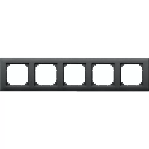 Schneider Electric Merten M-Plan 486514 ötös műanyag keret antracit függőleges és vízszintes elhelyezéssel - System-M