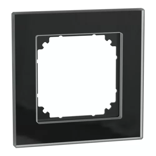 Schneider Electric Merten 489103 M-Plan egyes keret, ónixfekete (üveg)