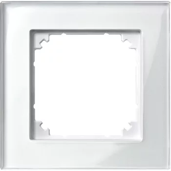 Schneider Electric Merten 489119 M-Plan egyes keret, gyöngyfehér (üveg)
