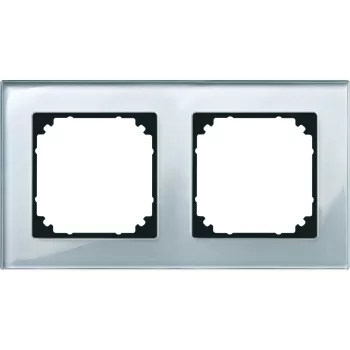 Schneider Electric Merten 489260 M-Plan kettes keret, gyémántfehér (üveg)