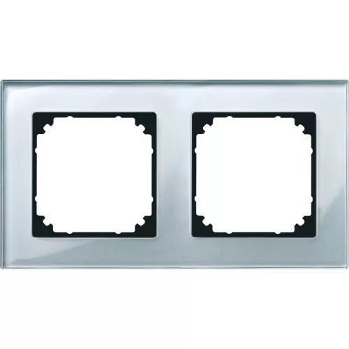 Schneider Electric Merten 489260 M-Plan kettes keret, gyémántfehér (üveg)