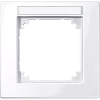   Schneider Electric Merten M-Plan 514125 feliratozható egyes keret aktívfehér - System-M