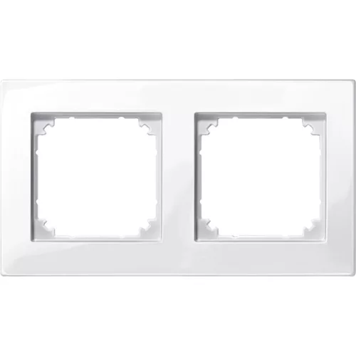 Schneider Electric Merten 515219 M-Plan kettes keret, polárfehér