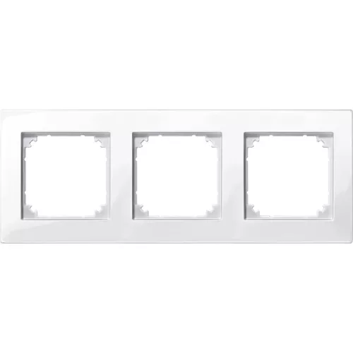 Schneider Electric Merten 515319 M-Plan hármas keret, polárfehér