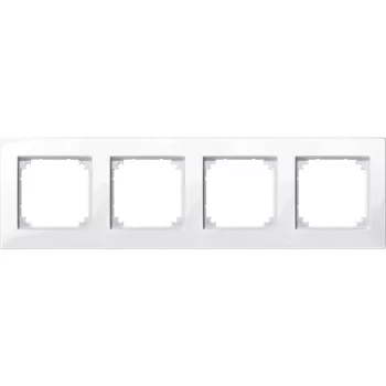 Schneider Electric Merten 515419 M-Plan négyes keret, polárfehér