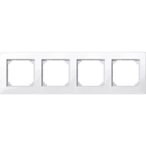 Schneider Electric Merten 515419 M-Plan négyes keret, polárfehér
