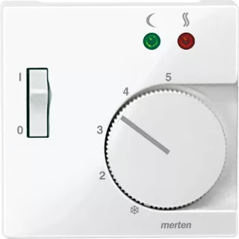 Schneider Electric Merten 534919 Fedlap, padlótermosztáthoz, System-M, polárfehér