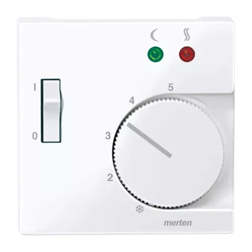 Schneider Electric Merten 534925 fedlap kapcsolós padlótermosztáthoz  aktívfehér - System-M (M-Plan / M-Pure / M-Smart)