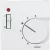 Schneider Electric Merten 536119 fedlap kapcsolóval ellátott szobatermosztátokhoz  mattfehér - System-M (M-Plan / M-Pure / M-Smart)