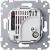 Schneider Electric Merten 536304 Szobatermosztát betét kapcsolóval 1(1) A 24V AC