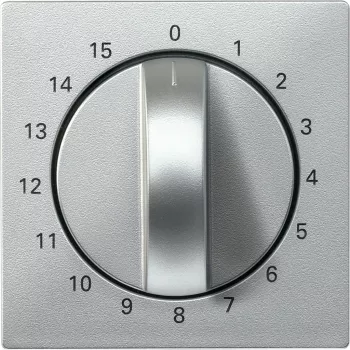   Schneider Electric Merten 539060 burkolat időkapcsolóhoz (15 perces)  alumínium - System-M (M-Plan / M-Pure / M-Smart)