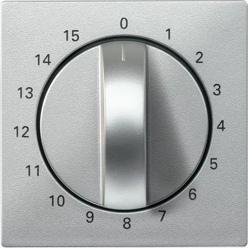 Schneider Electric Merten 539060 Fedlap, időkapcsolóhoz (15p), System-M, alumínium