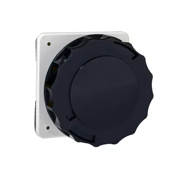   Schneider Electric, 81697, ipari csatlakozó beépíthető dugalj egyenes 4P (3P+F) 125A 7h, 500V 50/60 Hz, IP67, fekete, csavaros csatlakozás, PratiKa (Schneider 81697)