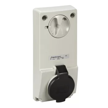  Schneider 82038 UNIKA Panelre szerelhető, reteszelhető aljzat, 3P+N+F, 7h, 16A, 500V, IP44, védelem nélkül