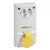 Schneider 82040 UNIKA Panelre szerelhető, reteszelhető aljzat, 3P+F, 4h, 32A, 130V, IP44, védelem nélkül
