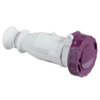   Schneider Electric, 82451, Törpefeszültségű ipari csatlakozó lengő dugalj egyenes 2P 16A , 20-25V 50/60 Hz, IP67, lilla, csavaros csatlakozás, PratiKa (Schneider 82451)