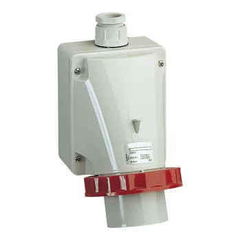   Schneider 83580 PRATIKA Falra szerelhető fázisfordító villa, 3P+F, 6h, 16A, 415V, IP67, csavaros