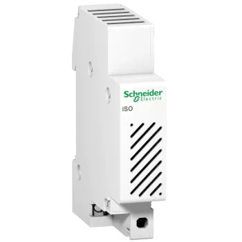   Schneider Electric, A9A15321, moduláris csengő 8-12V AC 50/60 Hz, 80 dB, ACTI9 (Schneider A9A15321)